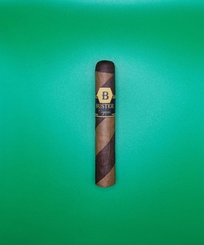 Buster Cigars Barber Pole Robusto cigar